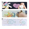 Brinquedos fluorescentes para prancheta de desenho infantil tamanho A3 Suron