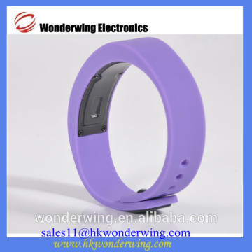 Silicone Pedometer Wristband Smart Wristband Bluetooth 4.0 Pedometer Wristband