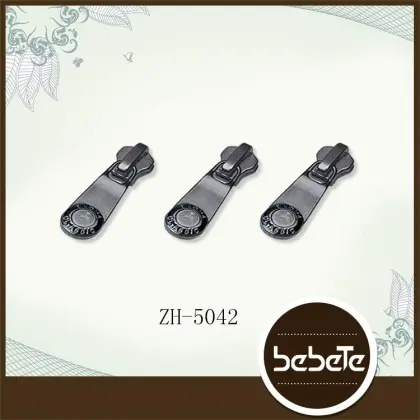 Unique design custom zinc ally zipper slider puller design