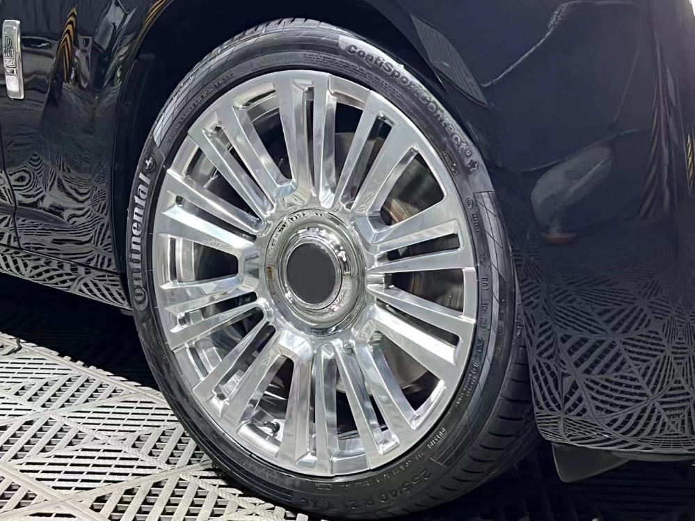 Rolls Royce Phantom Forged Replica Rim Chrome Wheels 4 Jpg