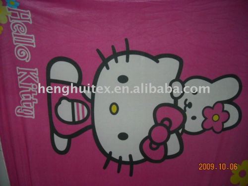 100% polyester Hello Kitty polar Fleece fabric