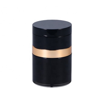 Customizable Airless Press Pump Jars with Mirror for Cosmetics