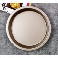 Panela para pizza de ouro com champanhe 9 &quot;