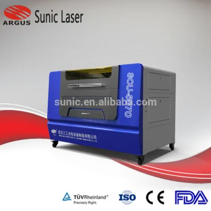 Co2 laser metal engraving machine SCM SCU series from Sunic laser 30w 80w 100w 130w 150w laser cutting engraving marking machine