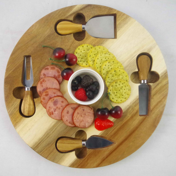 Eco-Friendly Holland Life Collection Cheese Board with Knife