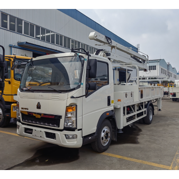 CNHTC Haowo Folding Arm High Altitude Work Vehicle