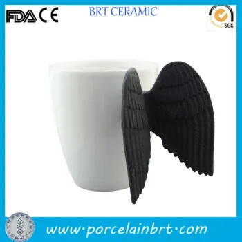 Angel wing custom blank ceramic White Mug