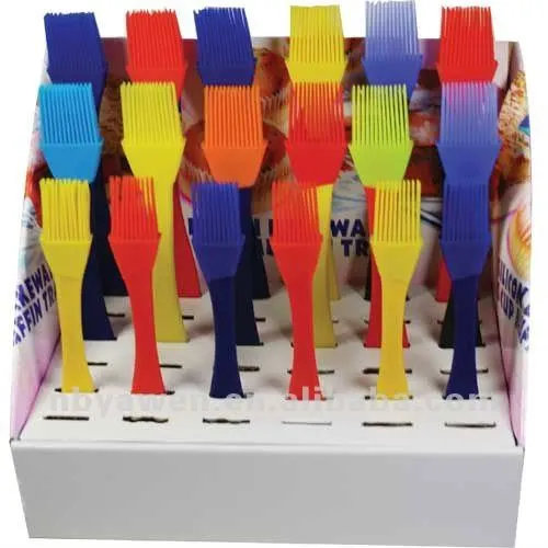 36pcs pack silicone brush with show box