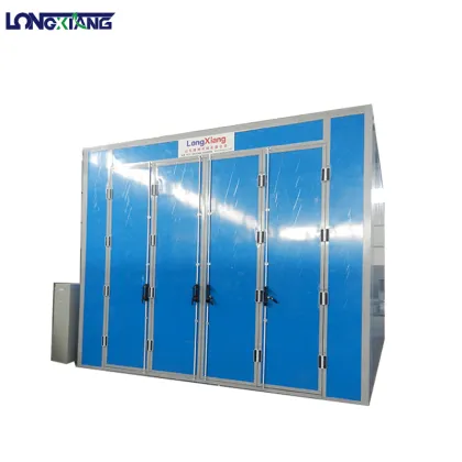 large bus spraybooths with industrial paint systems