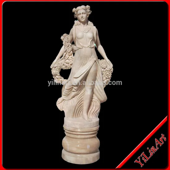 Decorative Stone Marble Lady Statue For Sale