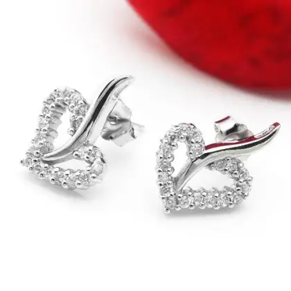 sterling silver jewelry, 925 silver earrings,fine jewelry,