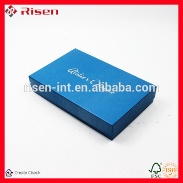 blue navy essential oil foil logo package boxes