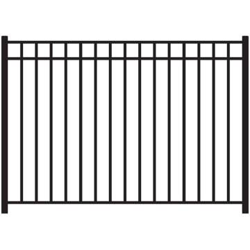 Wrought iron fence parts