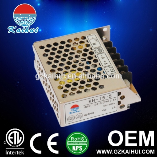 24V DC to DC conversion 15W switching power supply for car from guangzhou manufacture