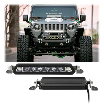 Super Slim Single Row Car ATV LED Light Bar - Waterproof High Beam with Turn Signal 4x4 Offroad Lights
