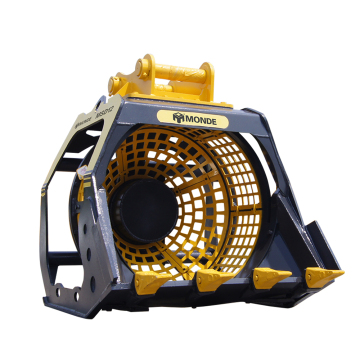 MONDE Attachments for 1-55T Excavator Hydraulic Rotating Screening Bucket