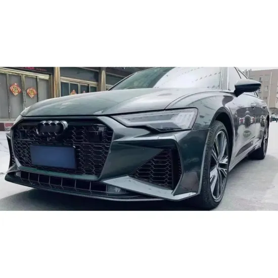 PP Material Car Body Kit for Audi A6 to RS6 (2019-2022) - Complete Grille and Front Bumper Accessory Set