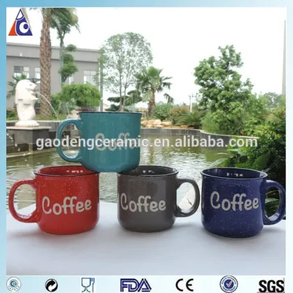 American ceramic enamel mug for coffee
