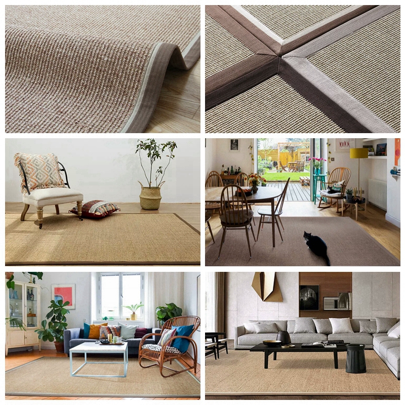 Natural Sisal Fiber Area Rugs Floor Mats 3