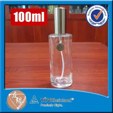 High white glass bottle 100ml hot selling empty perfume bottle