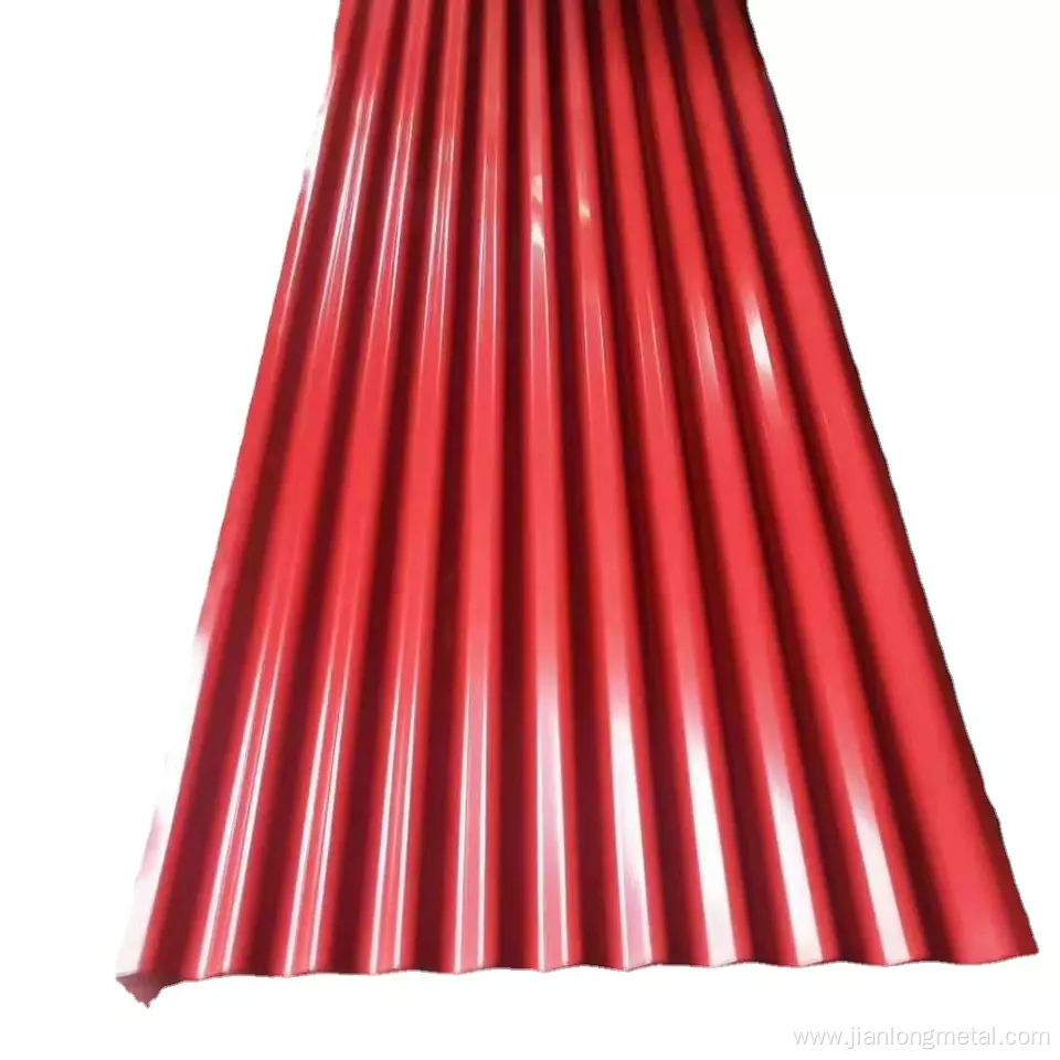 Color Coated Metal Corrugated Steel Roofing Sheet Plate