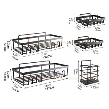 Wall-Mounted Home Kitchen Organizers: Spice Racks & Storage Solutions