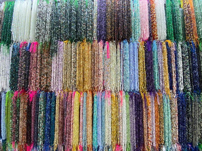 Metallic Lava Rock Stone Beads for Jewelry Accessories