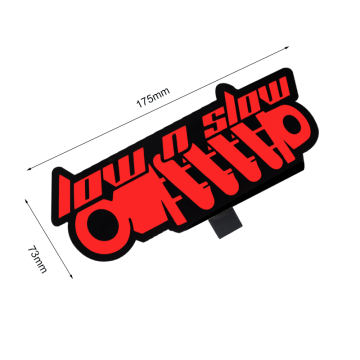 Factory Custom New Decals Flashing Led Car Panel Window Officially Ruined Cool Dynamic Car Led Stickers