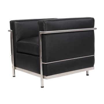 Scaun lounge LC2 din piele Le Corbusier