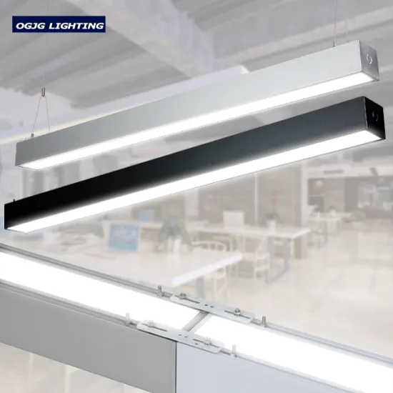 ETL Certified 0-10V Dimming LED Linear Pendant Light Aluminum Tube 4ft/5ft/8ft Linkable Office Light