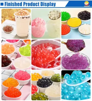 Full Automatic Popping Boba Making Machine for Boba Tea Beverage Production