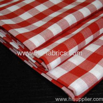 80%polyester 20%cotton Yarn Dye 1/4 Apron Check 