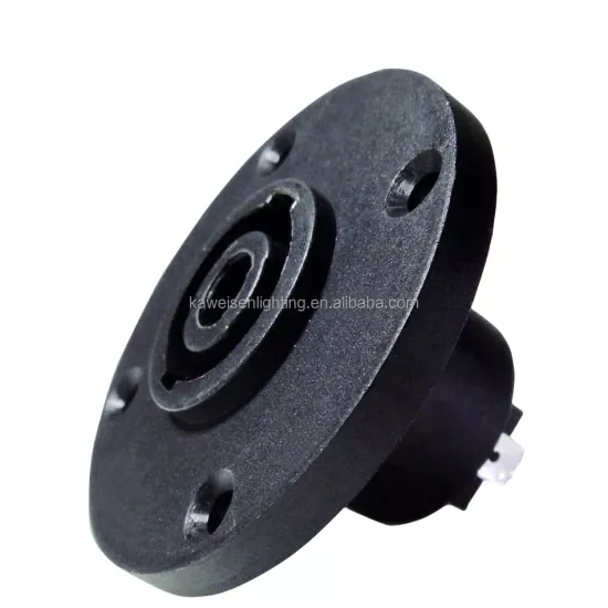Large Round Female Socket Jack Speakon Connector with 4 Pin Speaker Socket and Terminal for Power Plug