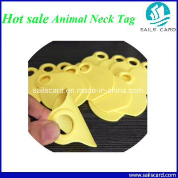 New Product 80X65mm Animal Neck Tag for Farm Management