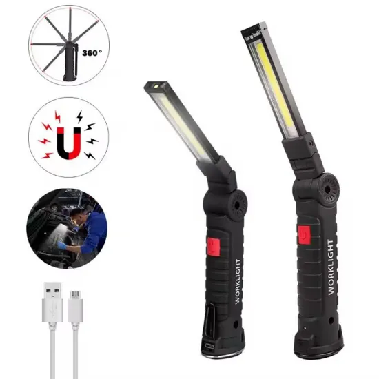 360 Foldable Rechargeable LED Work Light for Mechanics