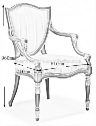 Mahogany Antique Wood King Chair