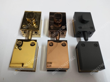 IN-38 Glass Fitting Square Glass Door Lock