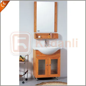 floor standing bamboo bathroom cabinet furniture