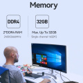 Xcy Dual LAN Dual Screen Display Mini PC