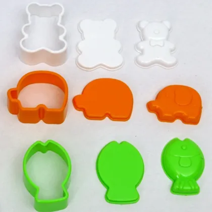 Rice Mold Elephant/bear/fish