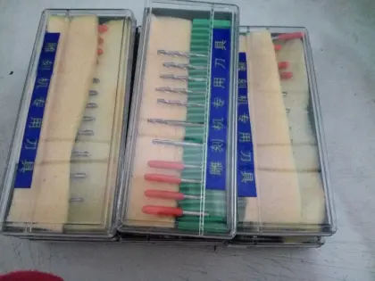 cnc router bits box of engraving cutter tools