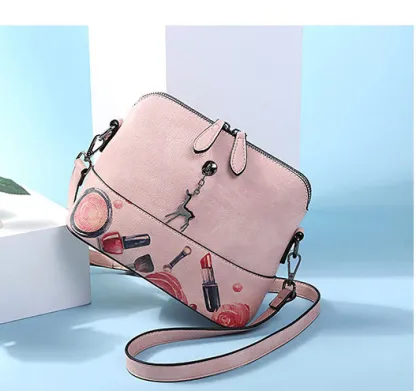 With a single shoulder shell bag