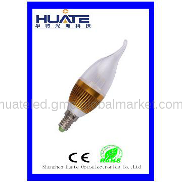 E14 pure white led candle ,indoor lighting