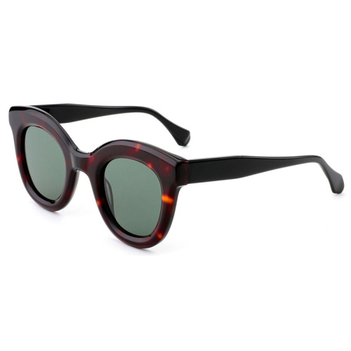 Round Acetate Sunglasses For Women Big Oval Acetate Sunglasses Manufactory