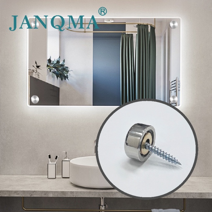 Толстая шляпа декоративная винтовая крышка зеркала