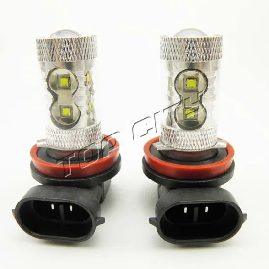 TOP Quality High Powerful 900LM 6000K 10PCS XBD Chips H8,H9,H11 50W LED Fog Light Bulb