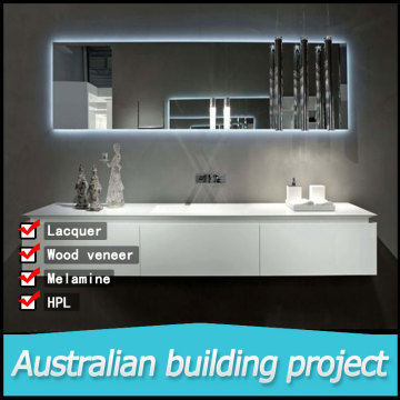 2016 prefab homes Morden bathroom vanity made in China