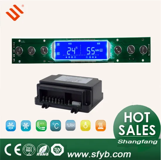Wine cabinet large temperature humidity controller display