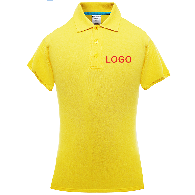 YOTEE summer casual short-sleeved polo shirt LOGO custom POLO shirt 100% cotton women's custom shirt