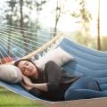 Kapasiti Berat 450lbs Double Orang Quilted Hammock